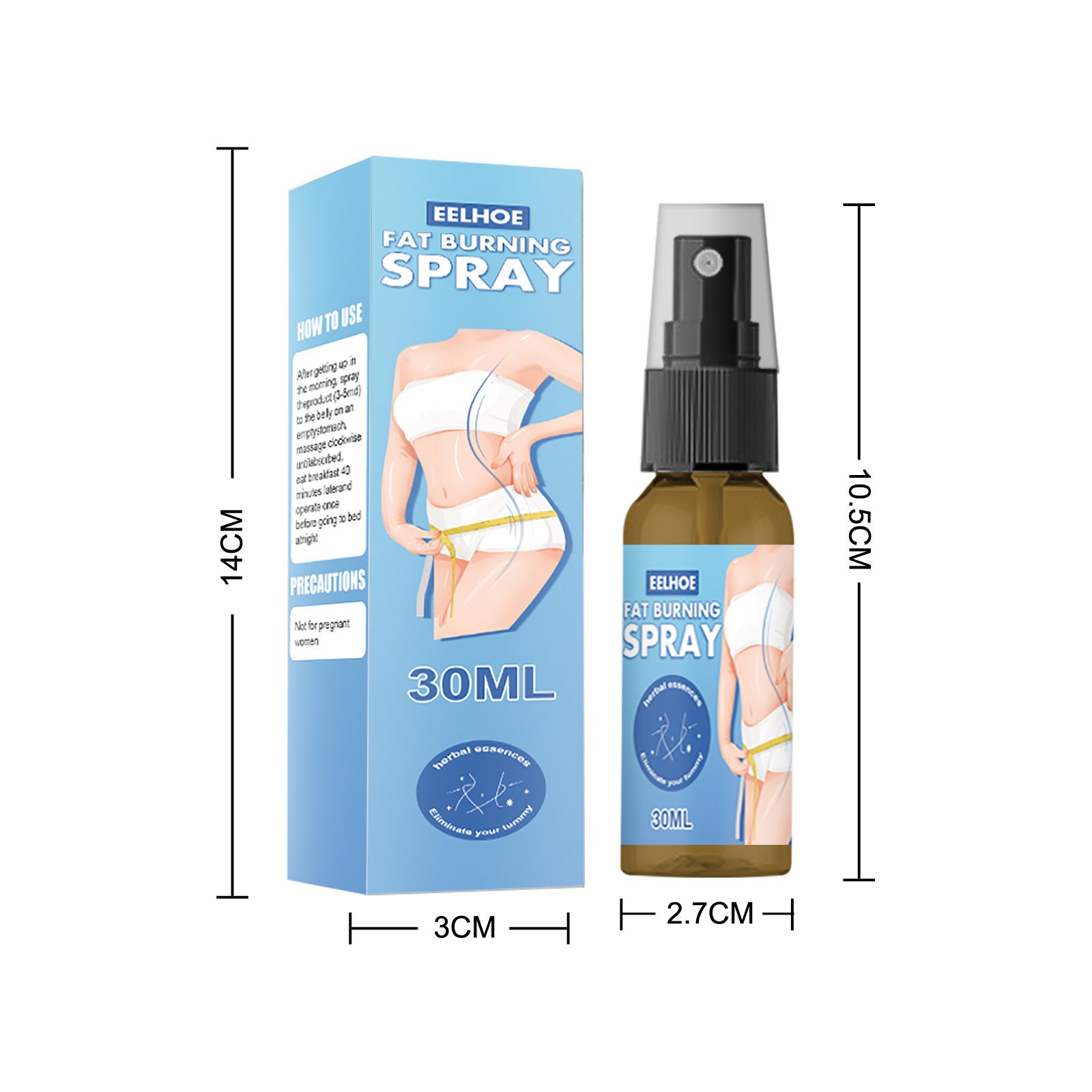 Full Body Qu Fat Slimming Body Shaping Spray Full Body Qu Fat Slimming Body Shaping Spray